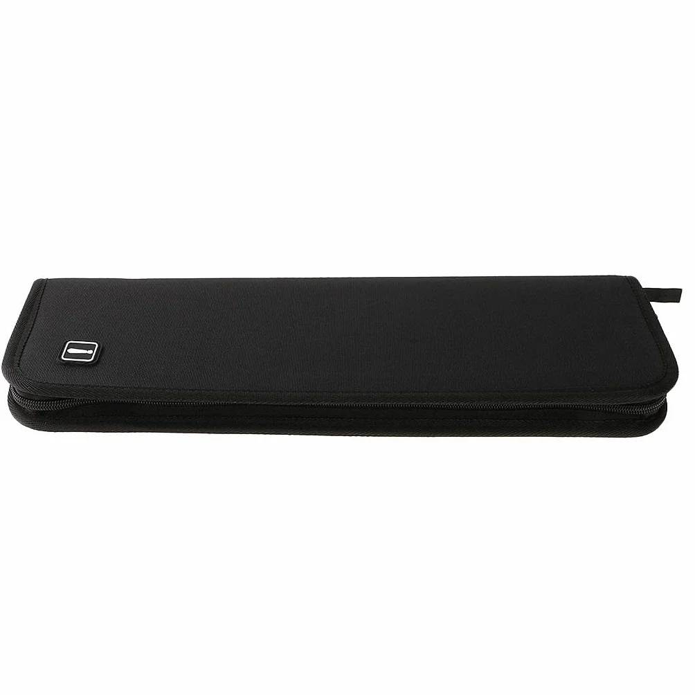 Sac de rangement pour cravates Noir 42 x 13 x 2,5 cm