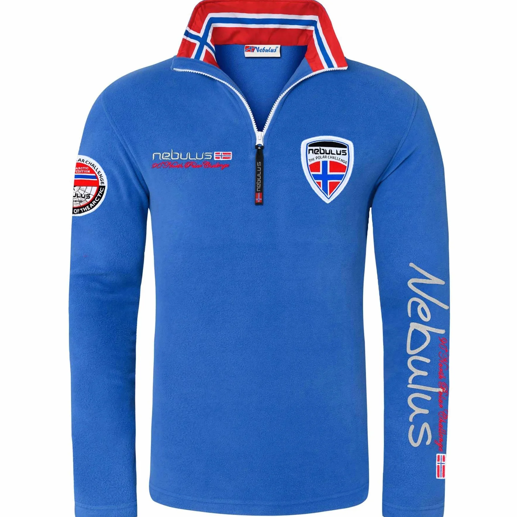 Nebulus SKANDINAVIA Pull polaire chaud homme fermeture éclair intégrale