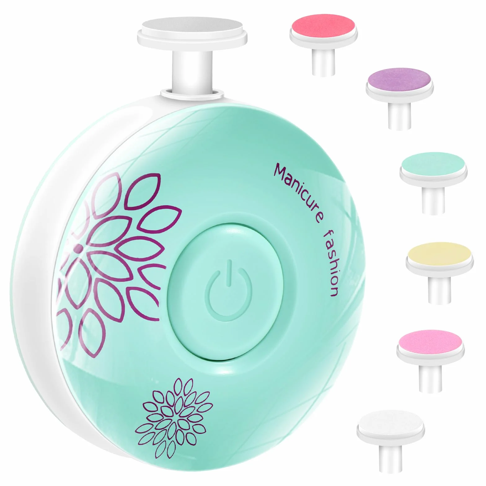 Blendura Lime Ongle Bebe Electrique 6 En 1 Pour Enfants Vert