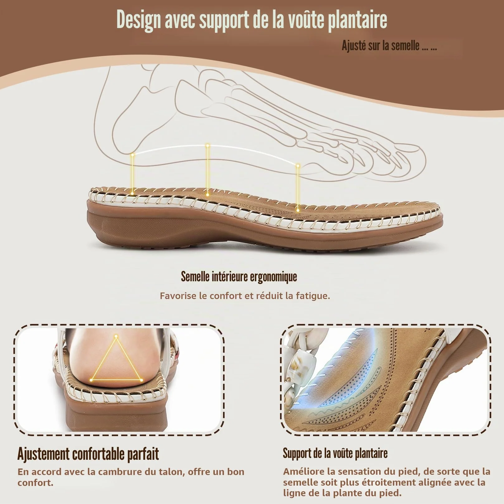 Littleplum Sandales Femmes Mode Plage Chaussures Marche