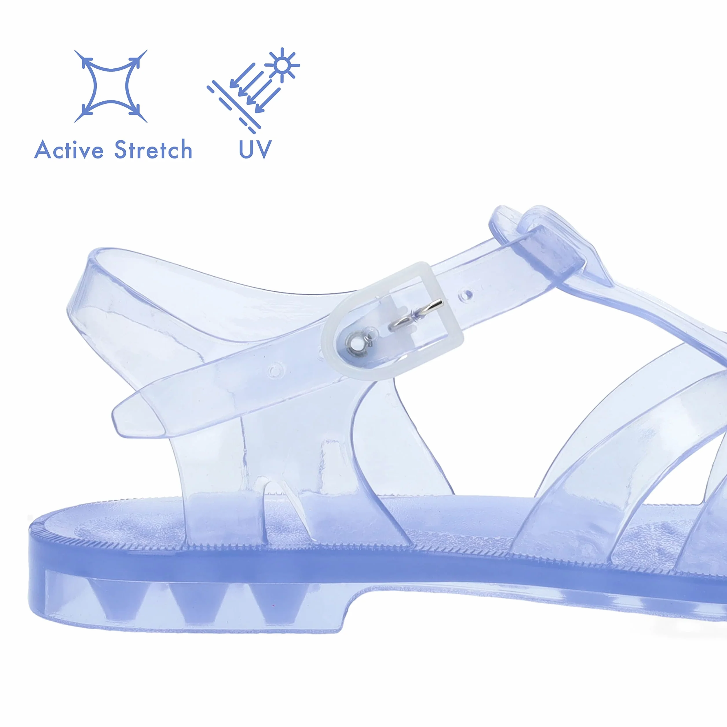 Andrés Machado AM188 Sandales Méduse en PVC avec Boucle Unisexes 35-48 EU