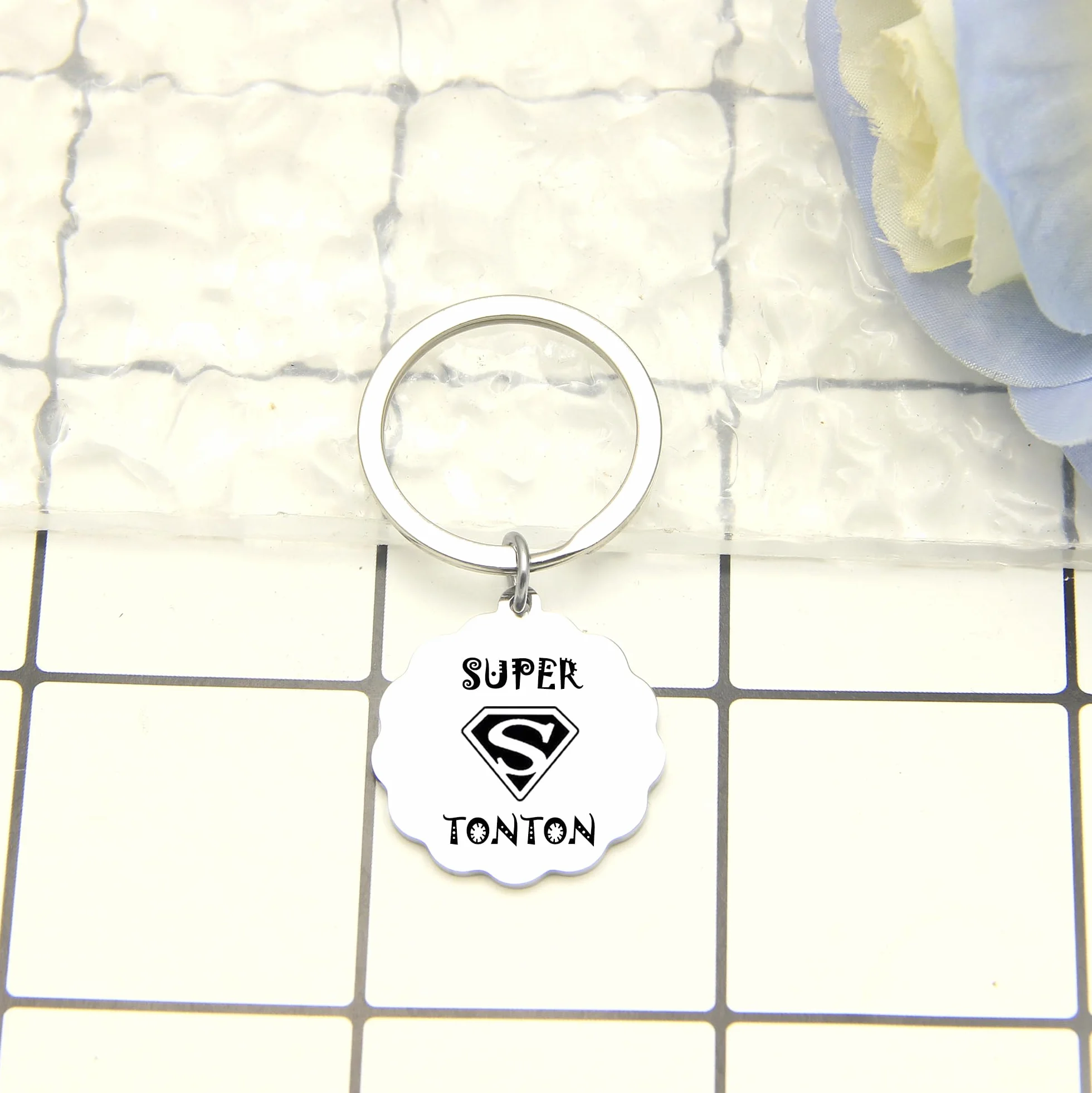 Porte-clés Cadeau Homme Tonton Original