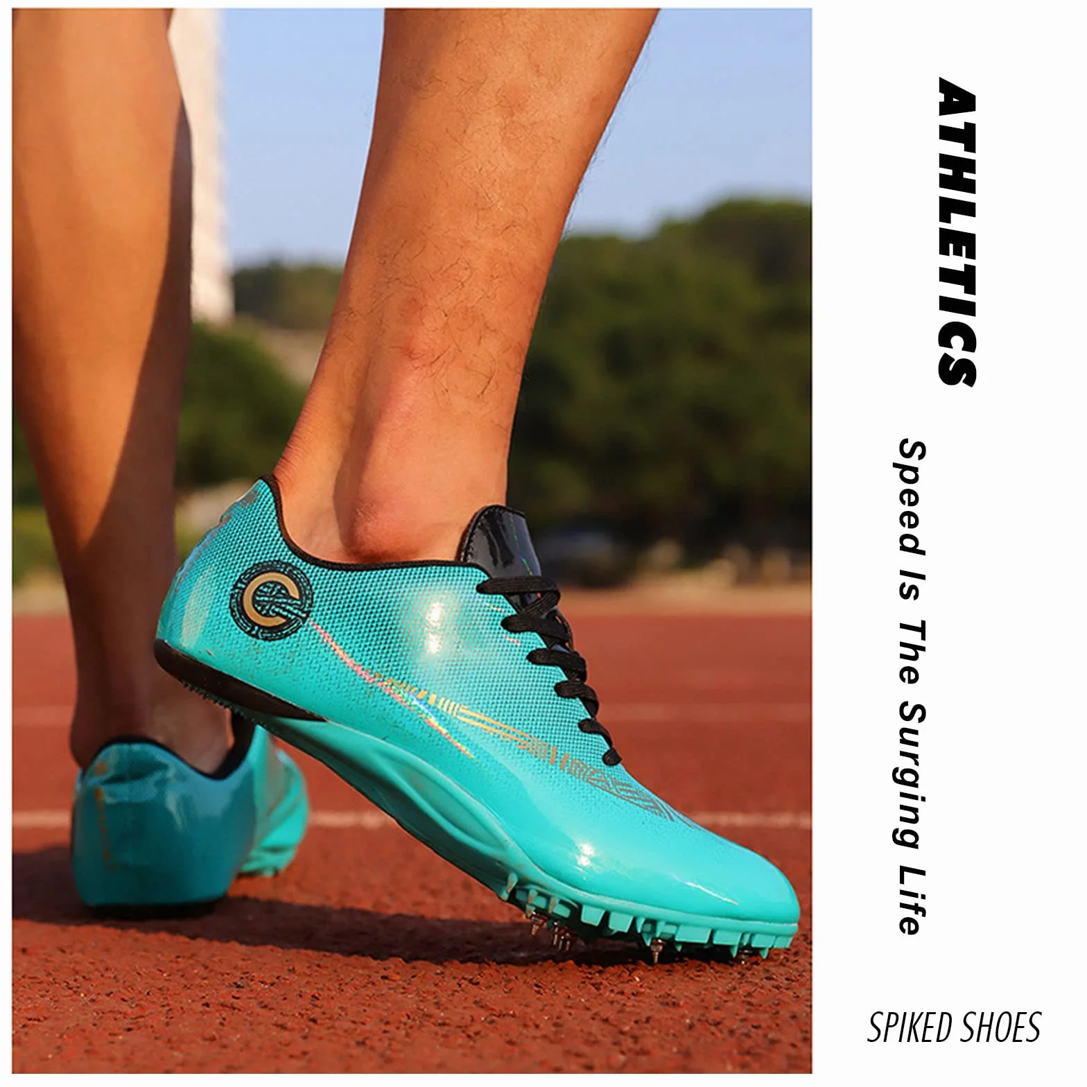 Chaussures Athlétiques Hommes Femmes Unisexes Spike Course Sprint Antidérapantes Pointes