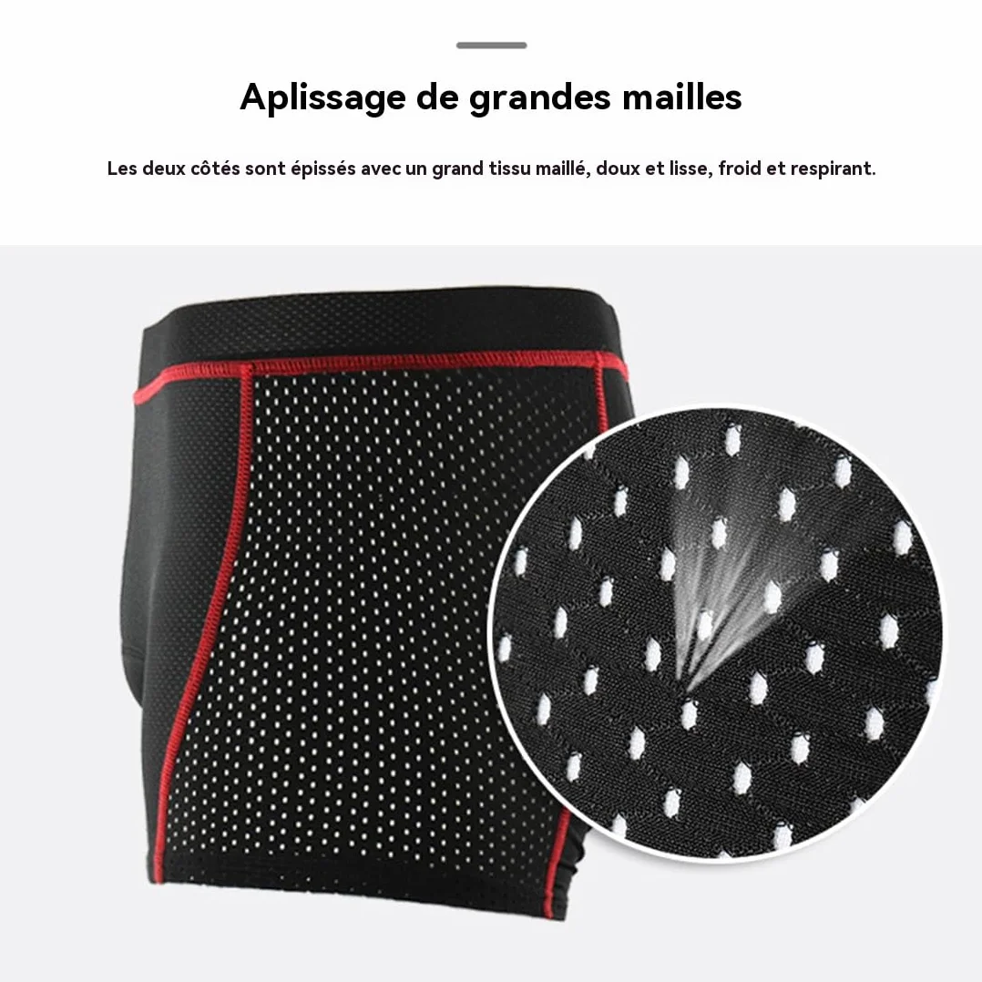 Ozalo Boxer 5D Gel Homme Short Cyclisme avec Coussin Gel Rembourrage Respirant