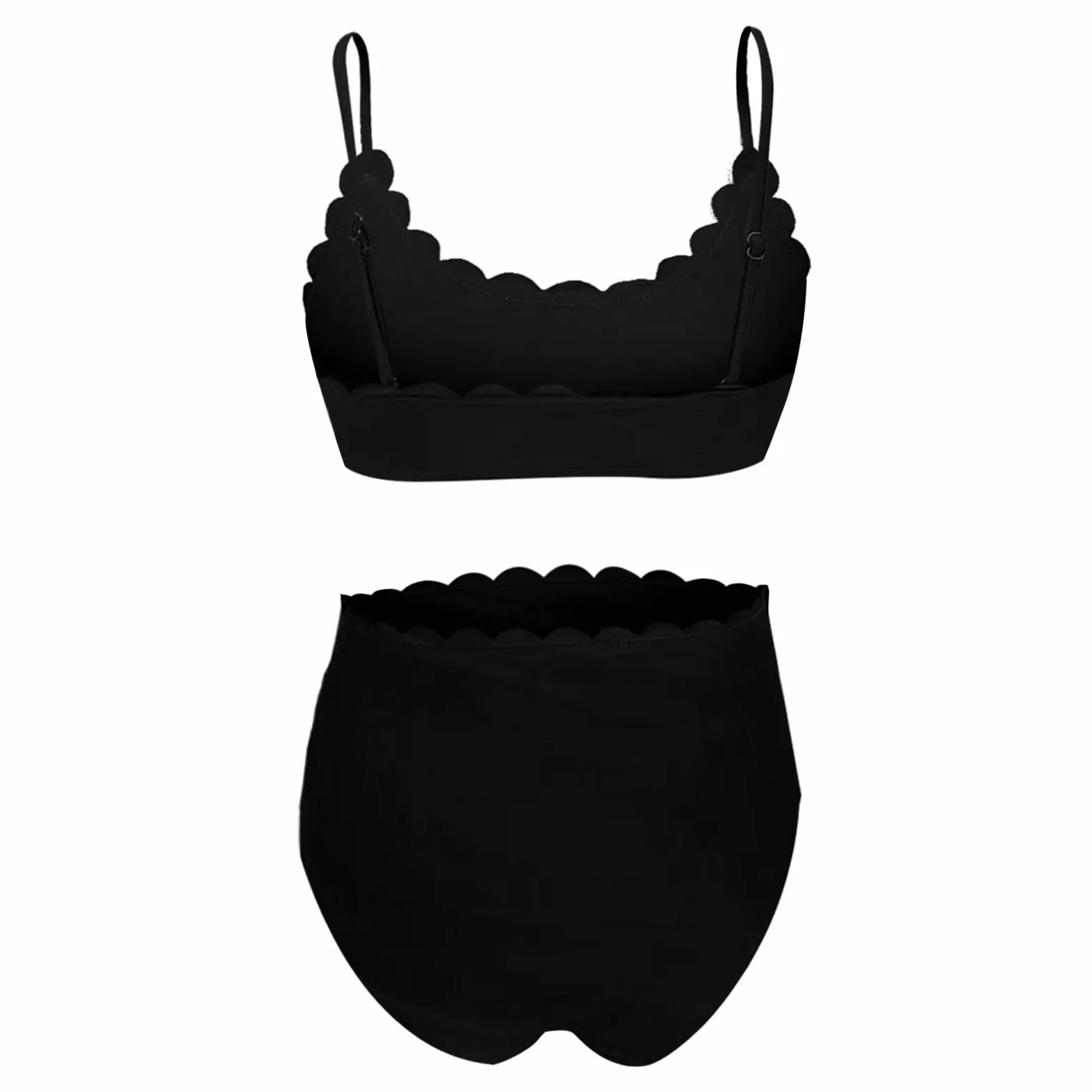 Generisch Maillot de bain 2 pièces maternité taille haute tankini confortable pour femmes enceintes
