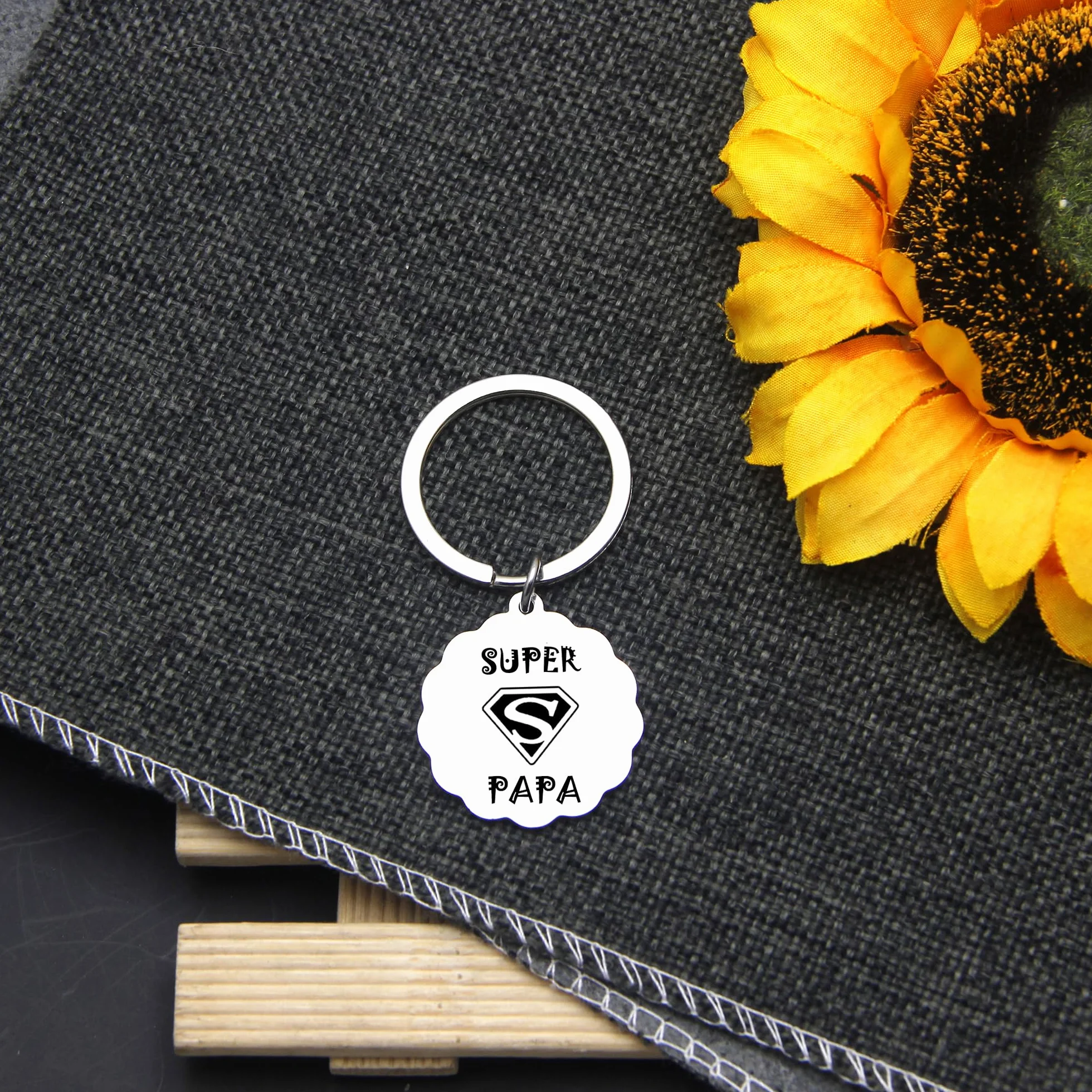 Porte-cles Papa Cadeau Fete Des Peres Anniversaire Original