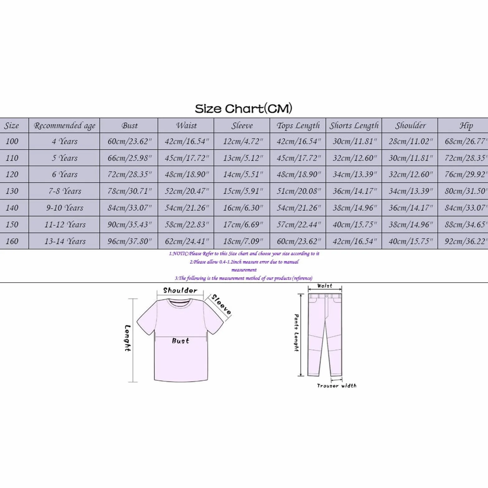 Ensemble t-shirt et short 2 pièces pour filles vêtements de sport respirant 4-14 ans