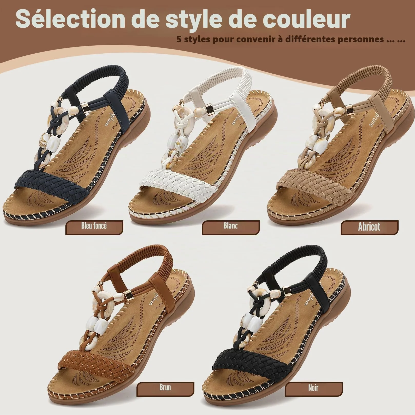Littleplum Sandales Femmes Mode Plage Chaussures Marche