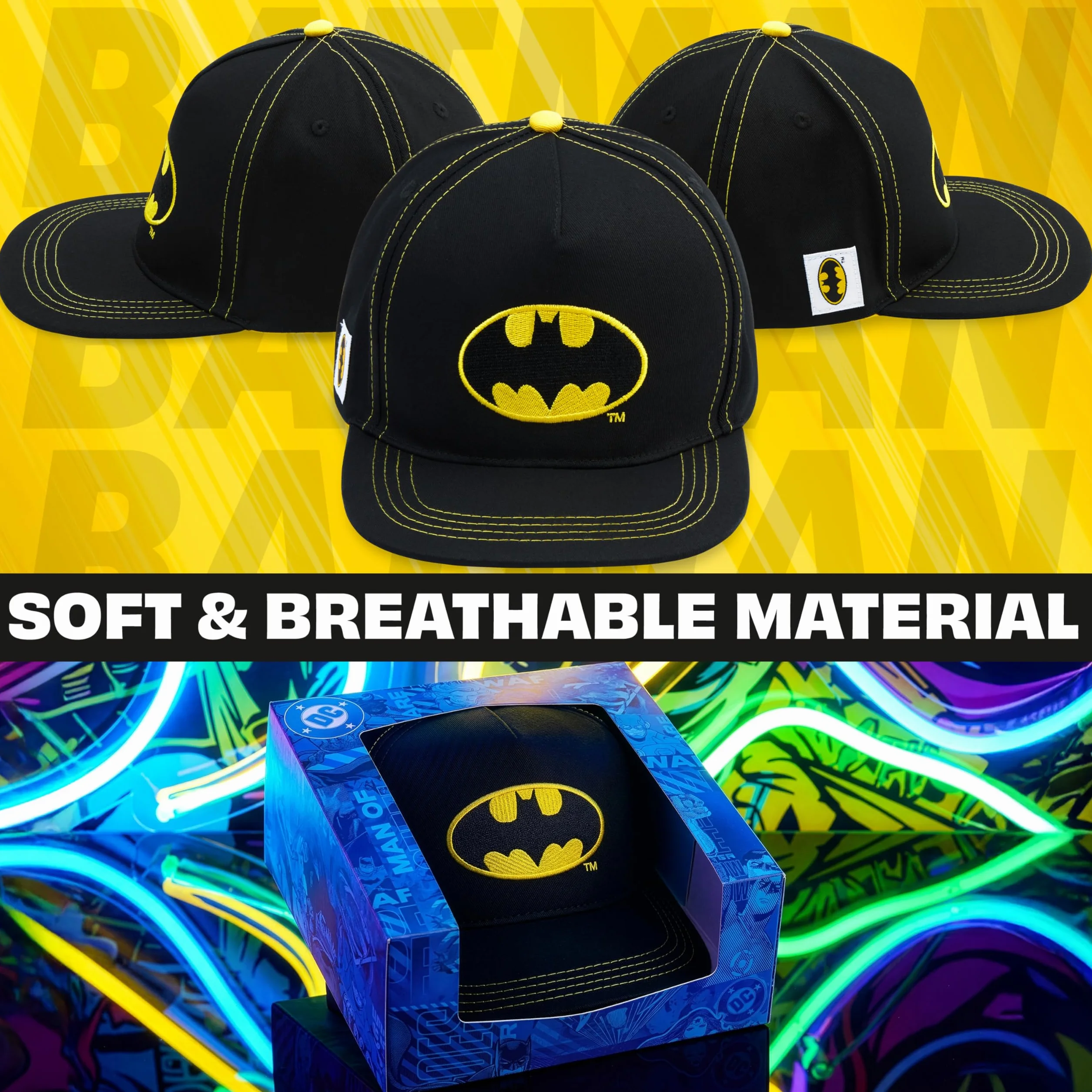 Batman Marvel Avengers Tortues Ninja Casquette Baseball Lunette Soleil Protection UV Ete Voyage