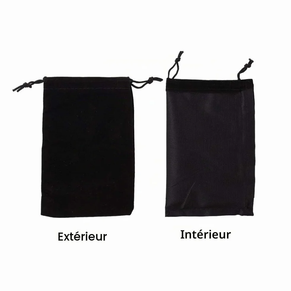 NBEADS Velvet Bags 10x15cm Noir Velvet Pochettes Sacs de Bonbons de Noël Faveur pour Bijoux