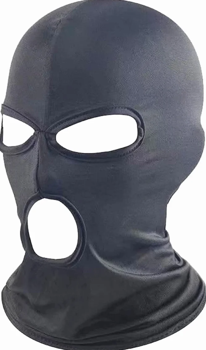 Cagoule Fine à 3 Trous pour Moto, Vélo, Chasse