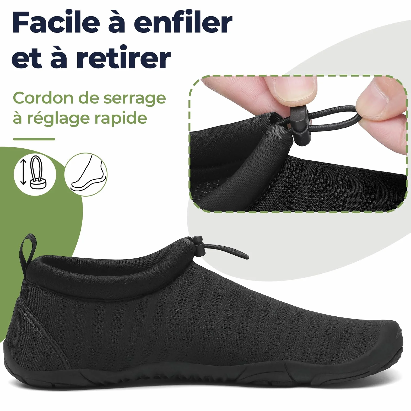 Mishansha Chaussures Aquatiques Homme Femme Séchage Rapide 13 Orifices Drainage GR.36-46