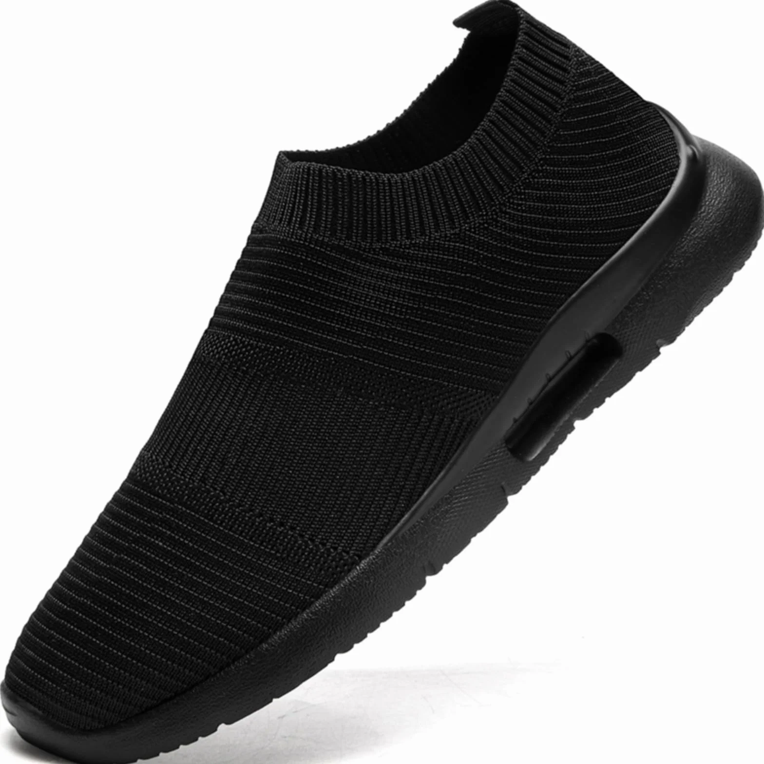 Hommes Chaussures Slip on Sneakers sans Lacets De Course Sport Casual Respirantes Légères Outdoor Fitness Gym