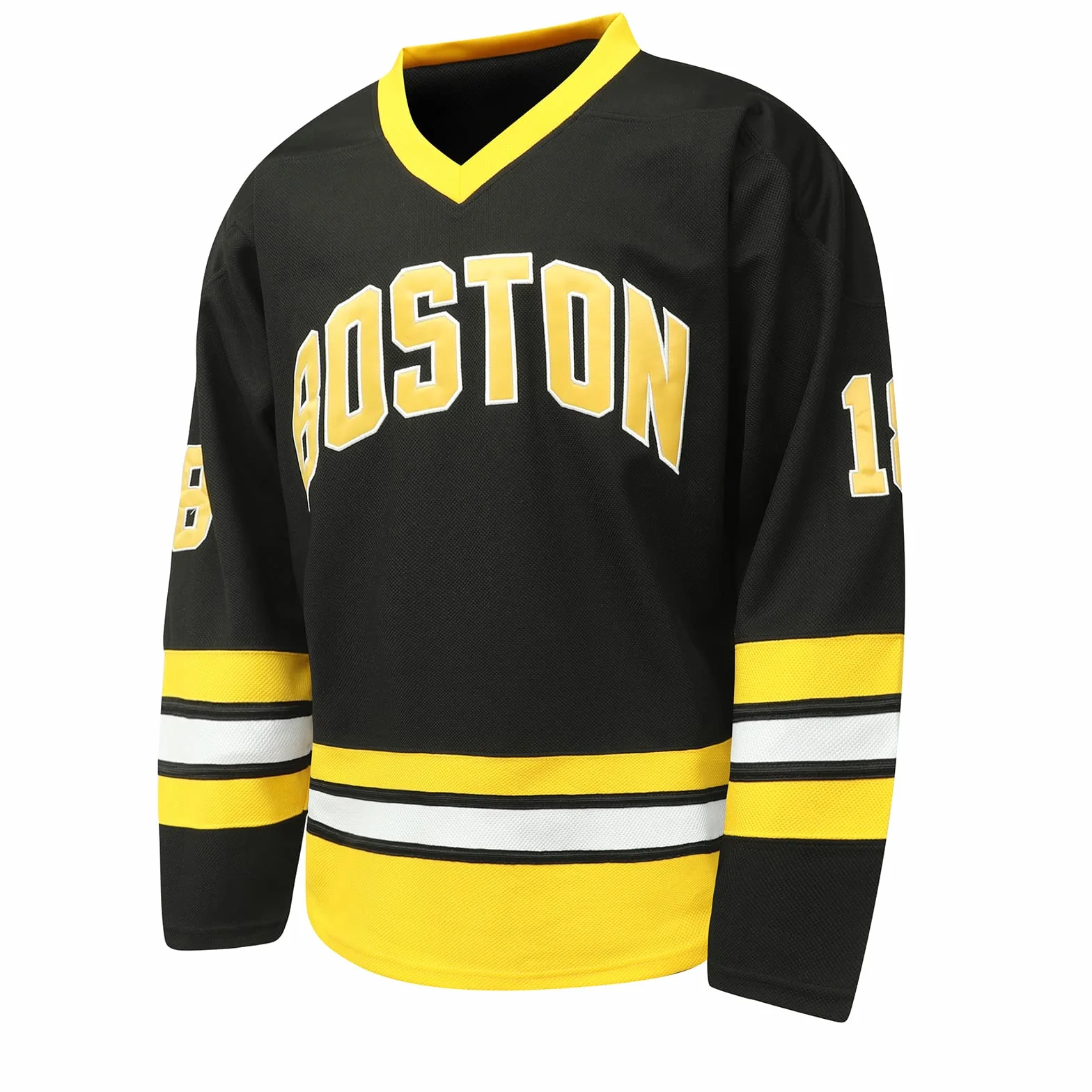 Happy Gilmore #18 Jersey Boston Adam Sandler 1996 Movie Ice Hockey Stitched S-XXXL