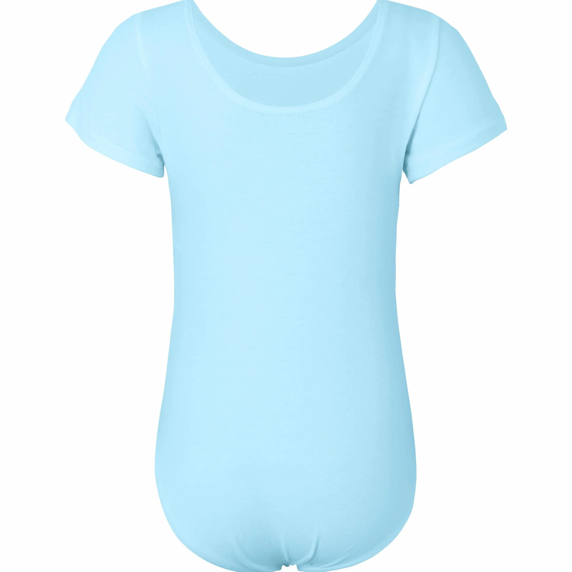 Justaucorps de Ballet Danse Classique Fille Coton Manches Courtes