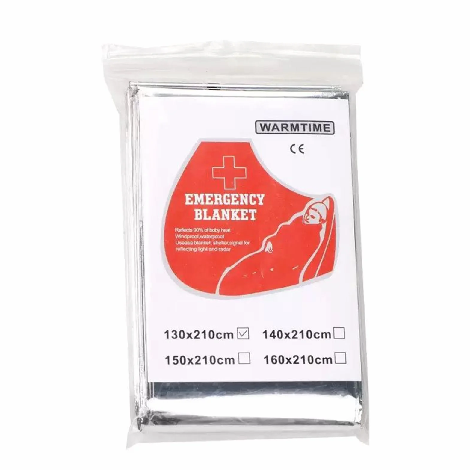 Couverture De Survie Thermique Spatiale Réutilisable pour Camping Randonnée Hiver