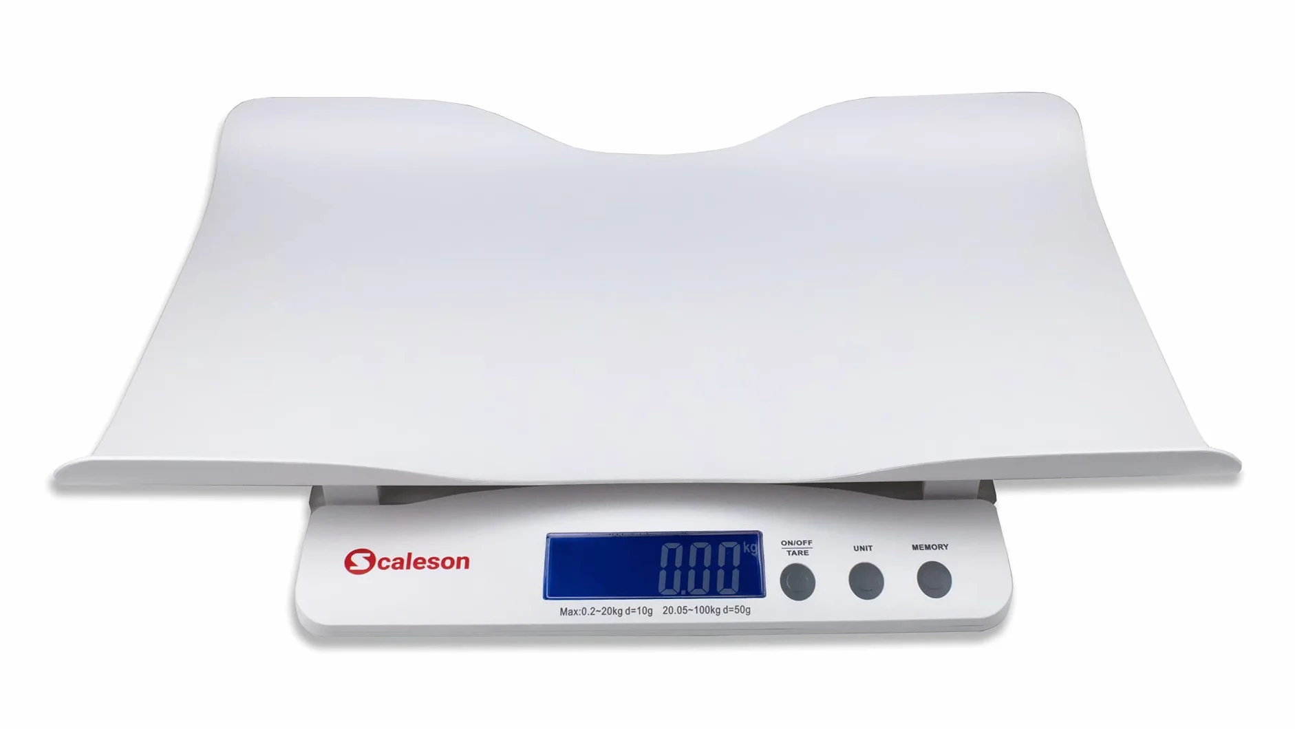 SCALESON S212 Pèse-bébé et pèse-enfant multifonctionnel 200g-100kg