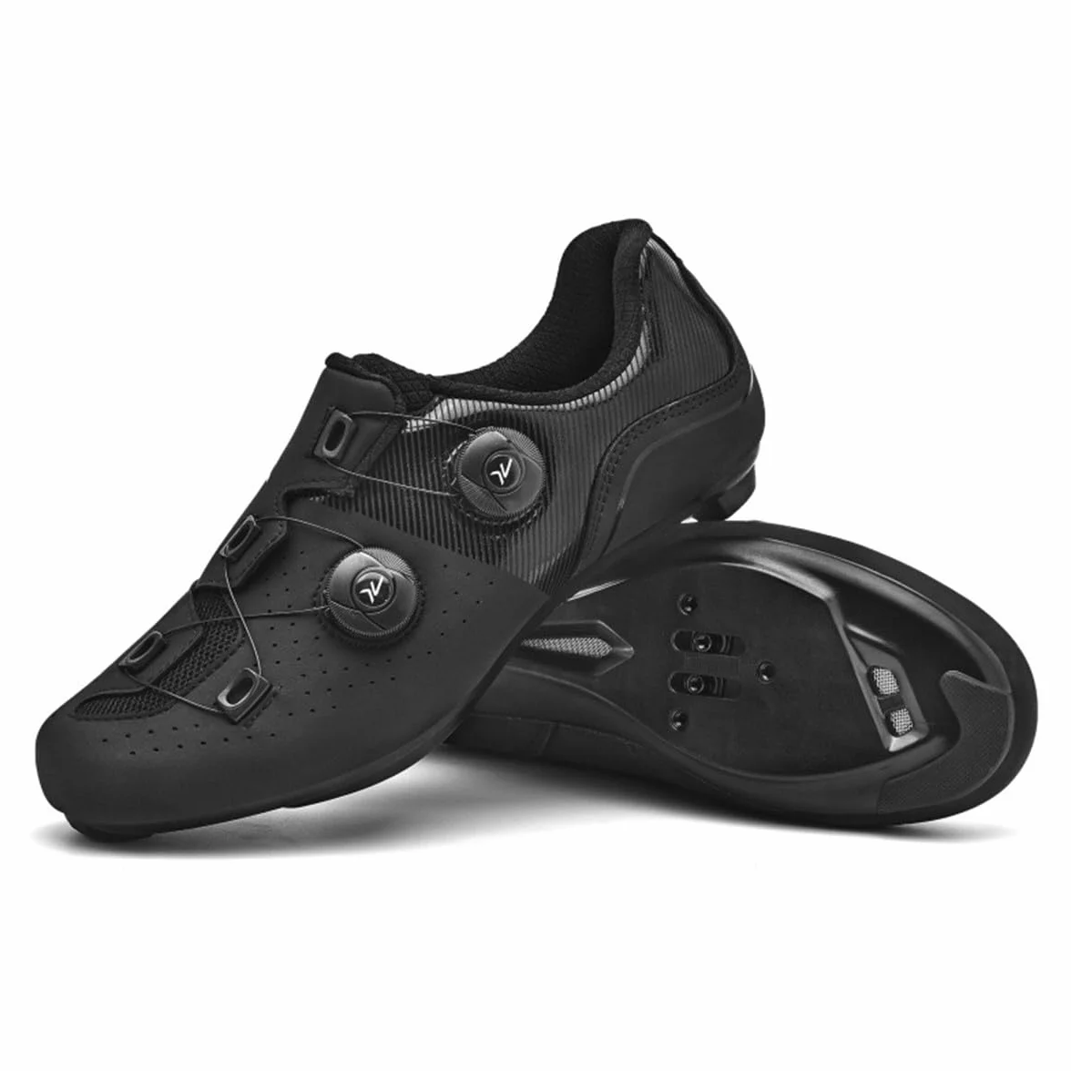 Chaussure Velo Route Homme, Chaussures Cyclisme Compatibles Look SPD SPD-SL Delta, Cleats Route VTT Indoor Outdoor