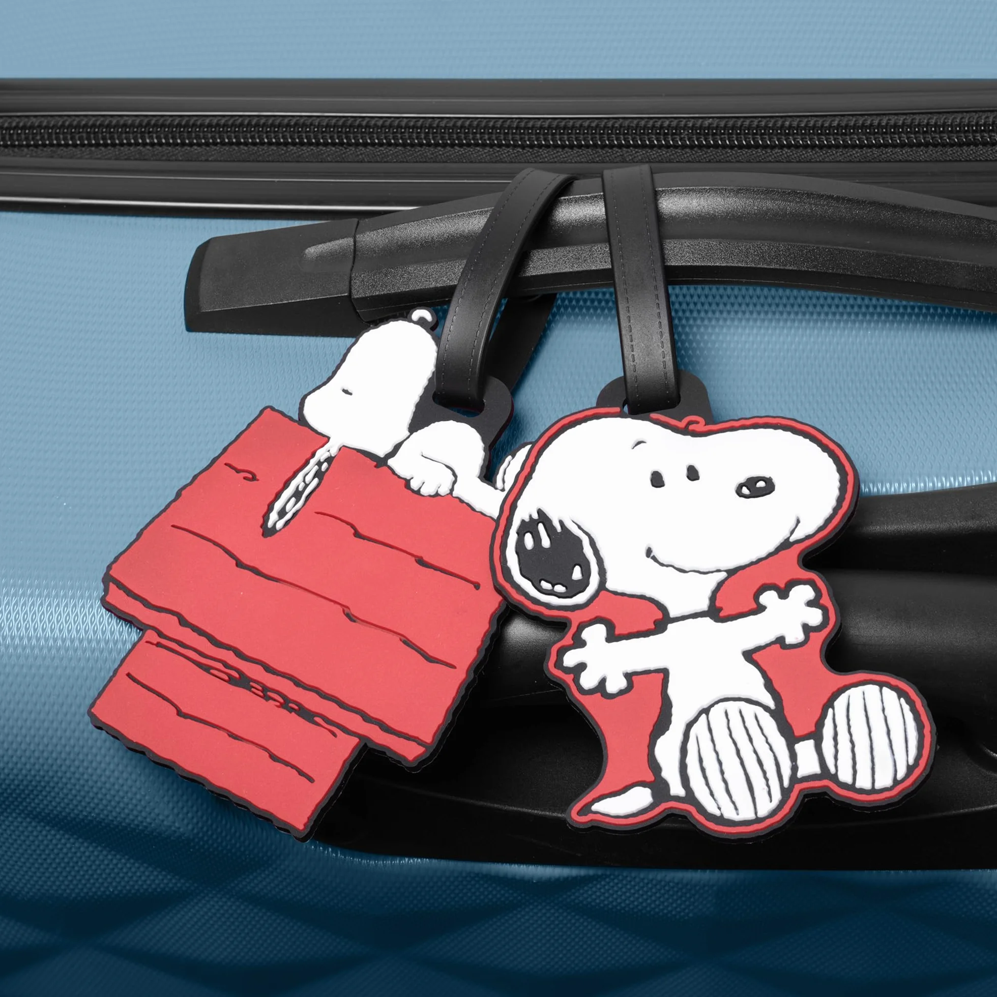 Peers Hardy Snoopy Peanuts Lot de 2 Étiquettes à Bagages pour Valise Voyage