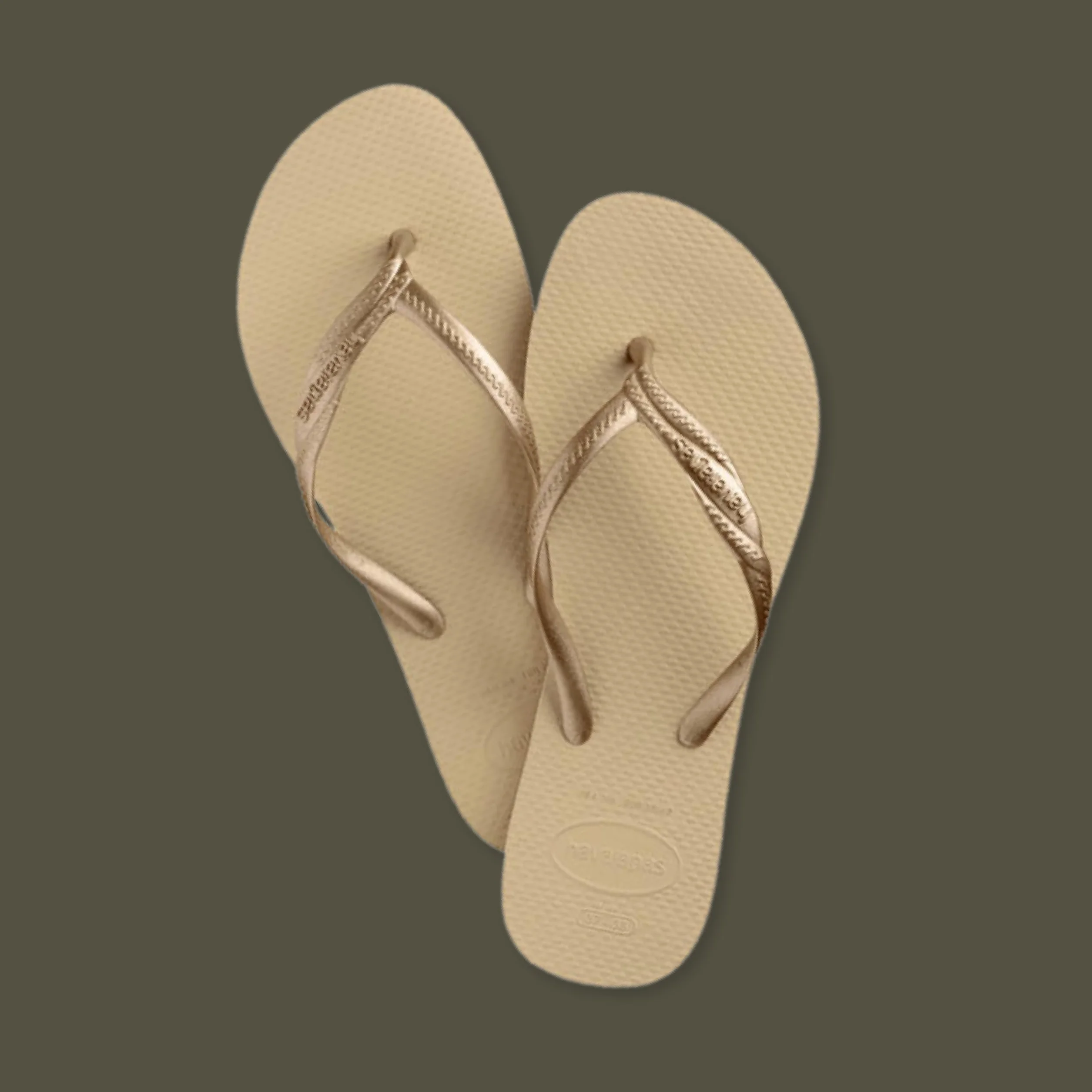Havaianas Fantasia Damen Flip-Flops mit Metallic-Streifen