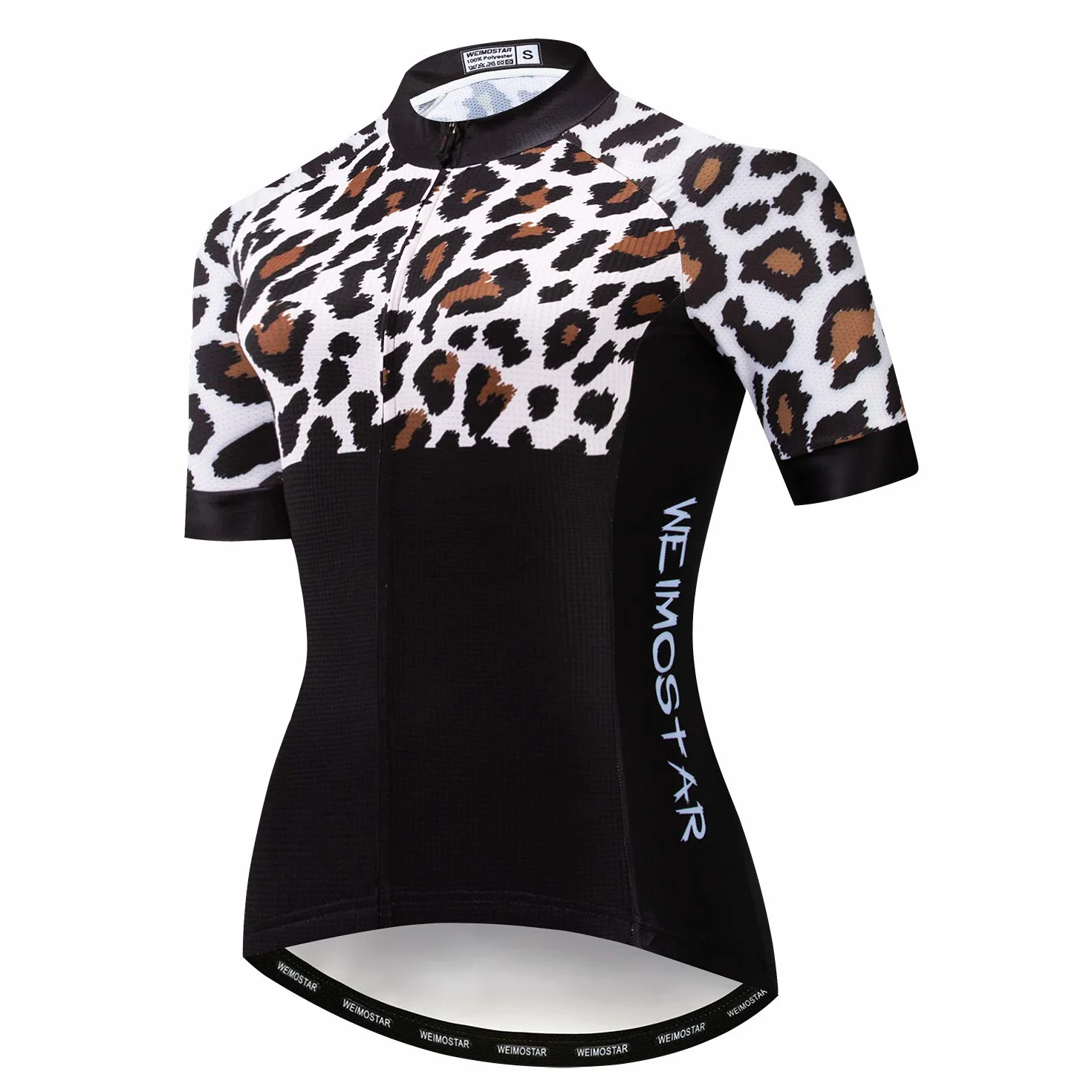 Maillot cyclisme manches courtes femme Motif tête de mort