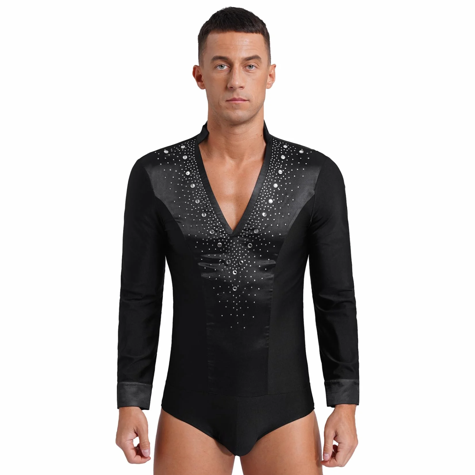 Justaucorps Danse Latine Moderne Jazz Salsa Tango Bodysuit Gymnastique Dancewear M-XXL