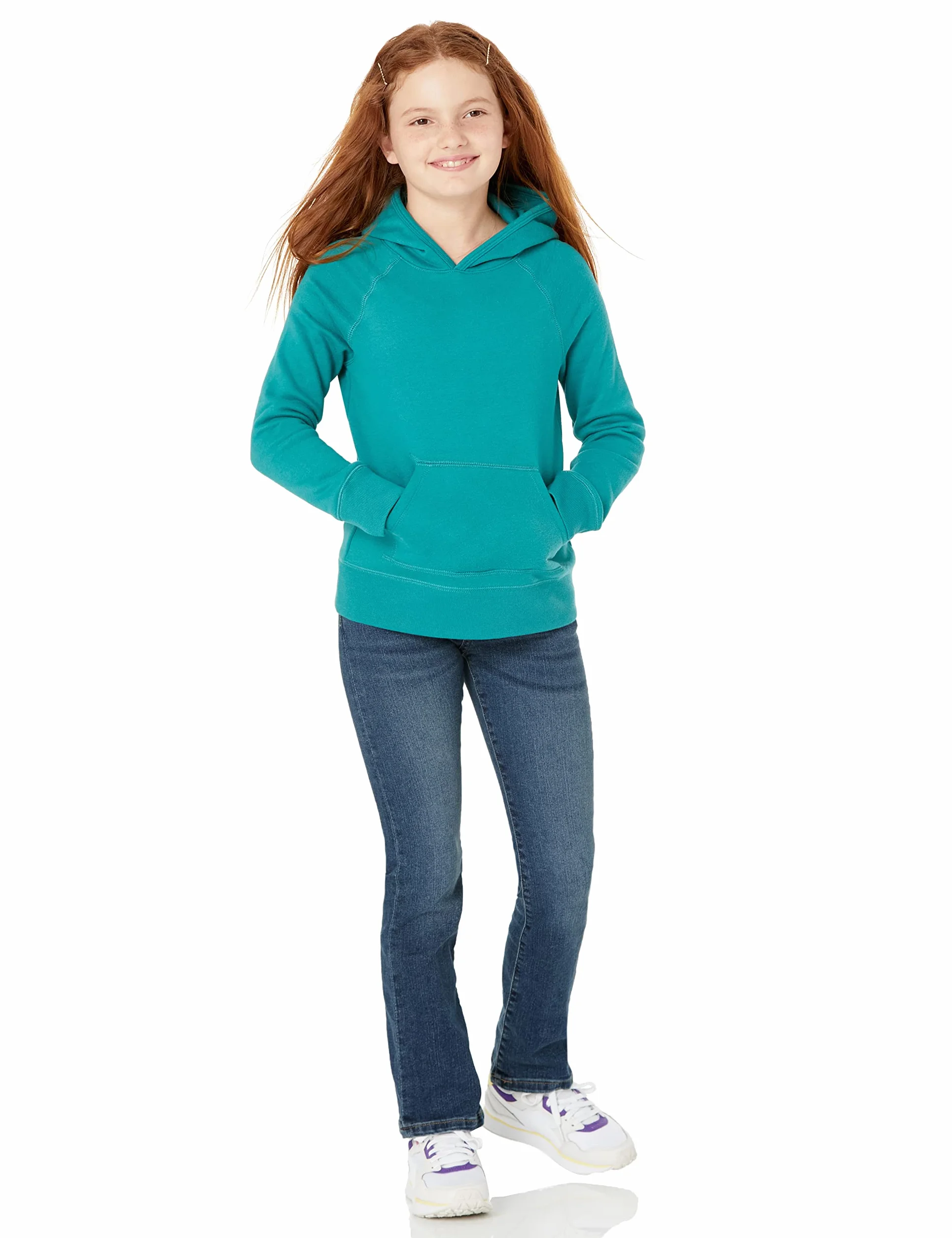 Amazon Essentials Fille Sweatshirt à Capuche à Enfiler