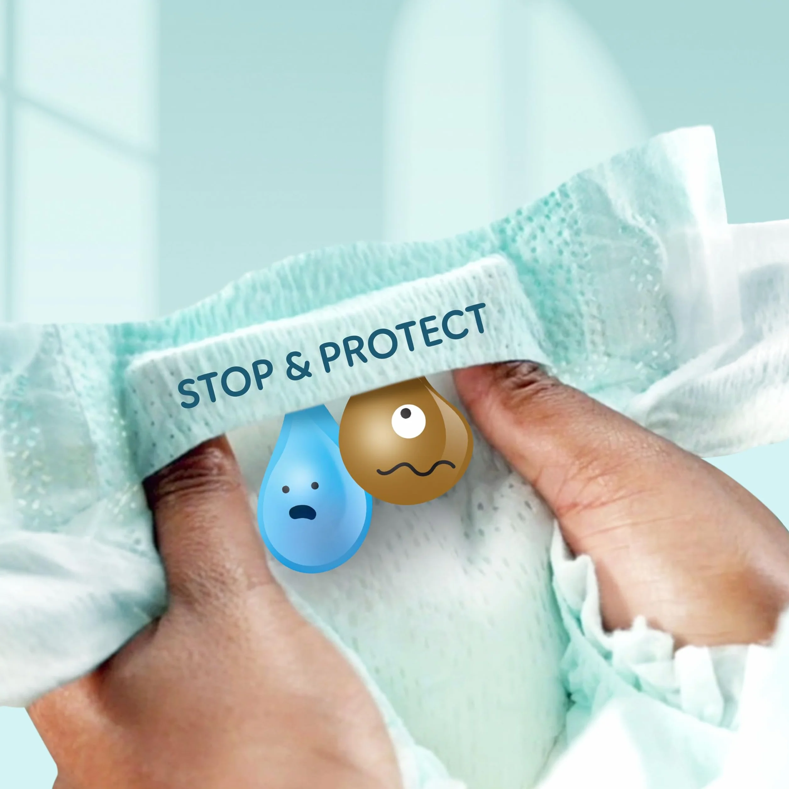 Pampers Premium Protection Taille 4 174 Couches 9-14kg Double Protection Stop & Protect