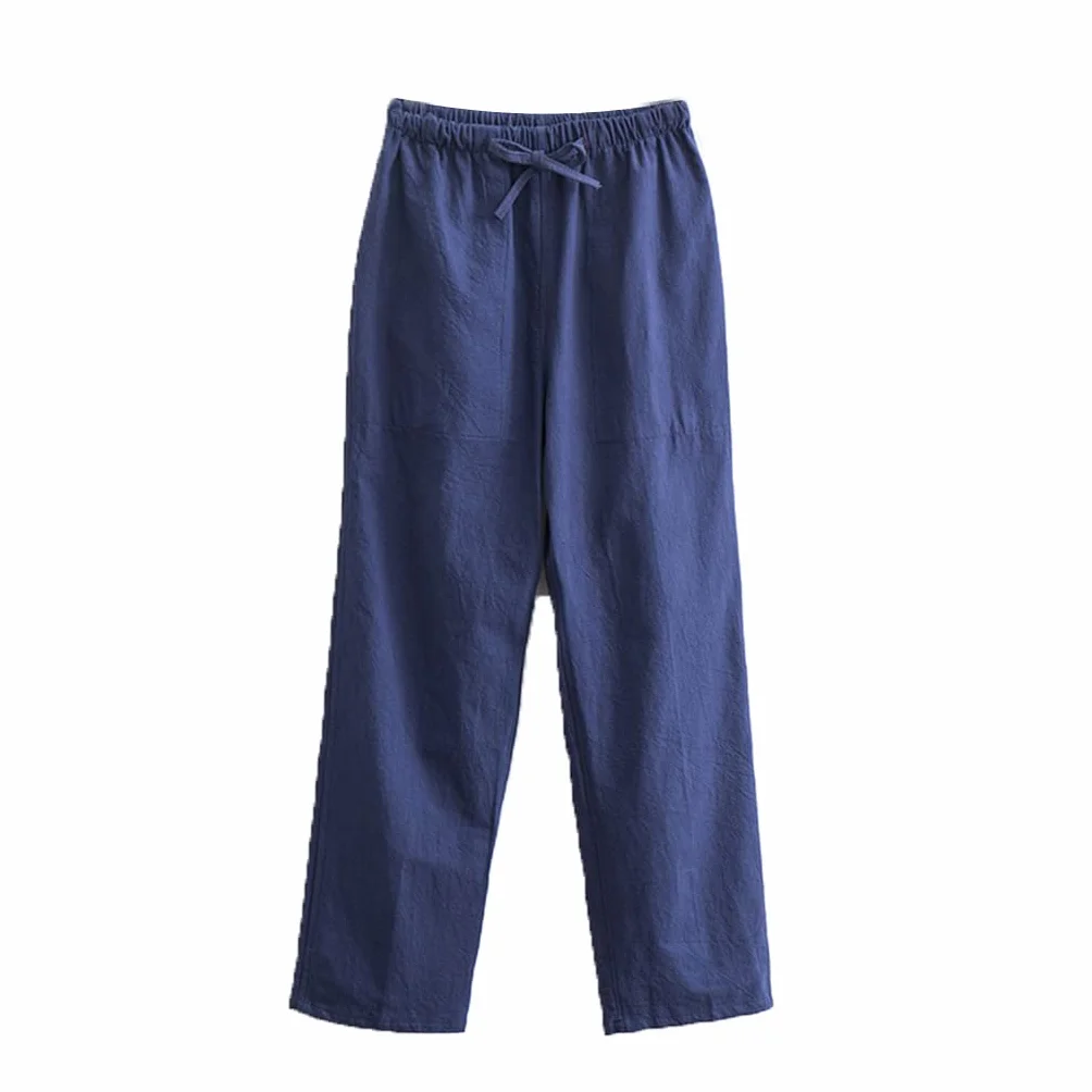 Lin en Coton Pantalon Tai Chi Kung Fu Tang Costume Chinois Grande Taille