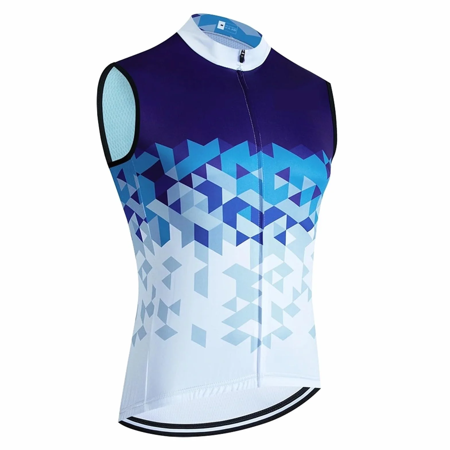 Maillot de Cyclisme d'équipe à séchage Rapide Coupe-Vent pour Hommes sans Manches Cyclisme Gilet
