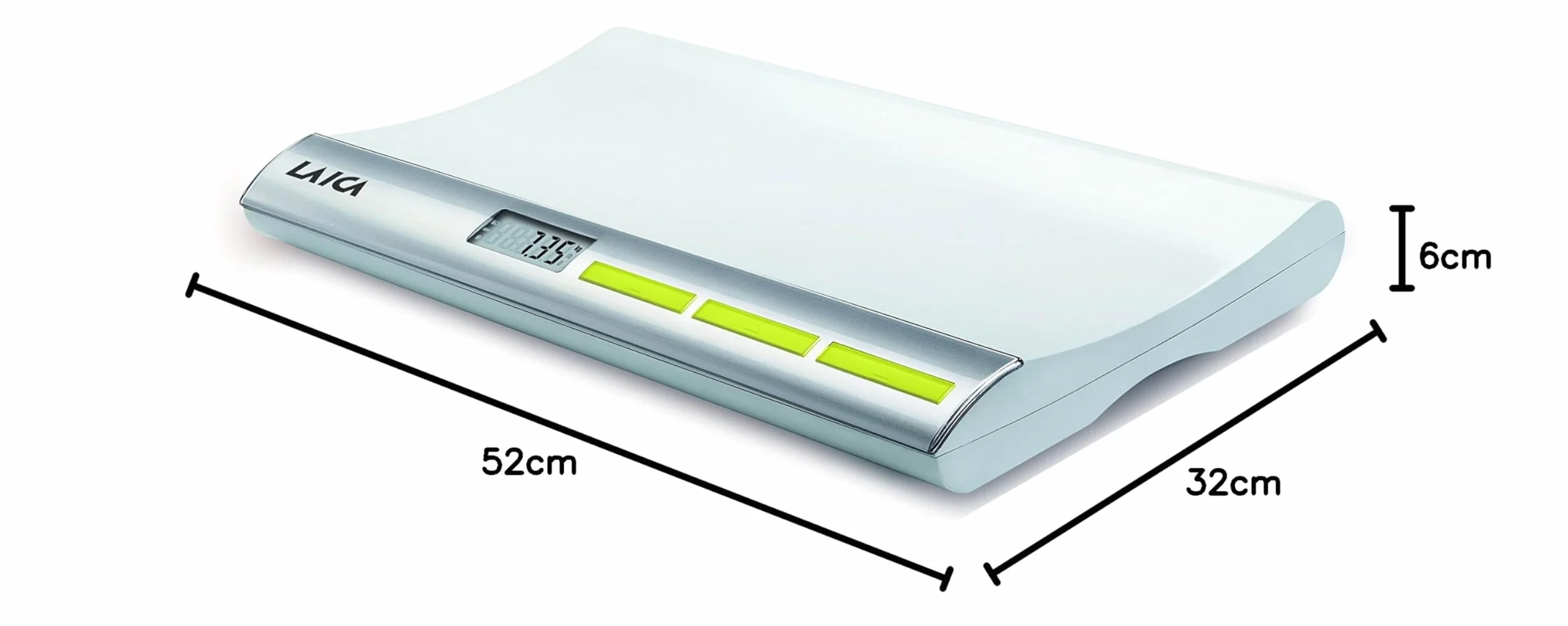 laïque ps3001 W1 Balance pesabambini Eletronica Silver