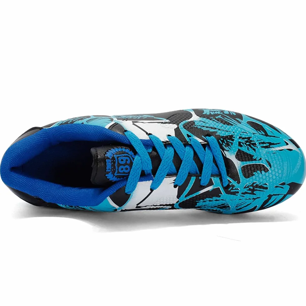 Chaussures de Football Enfant Garçon Fille Chaussures d'Entraînement Professionnel 31-43