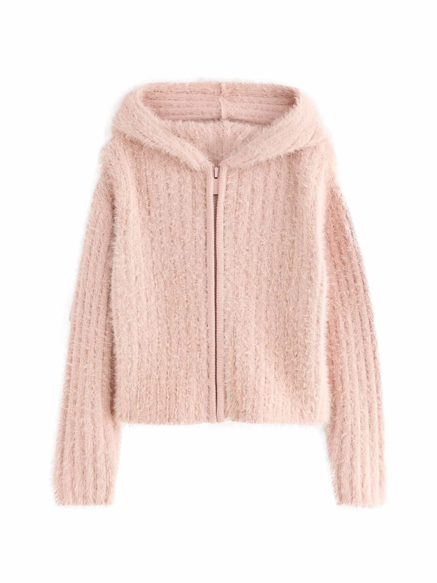 NEXT Fille Sweat à Capuche Duveteux Zippé