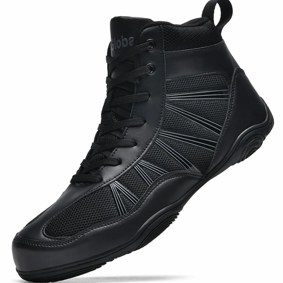 Chaussures de Boxe Professionnelles Respirantes Résistantes à l'Usure pour Hommes