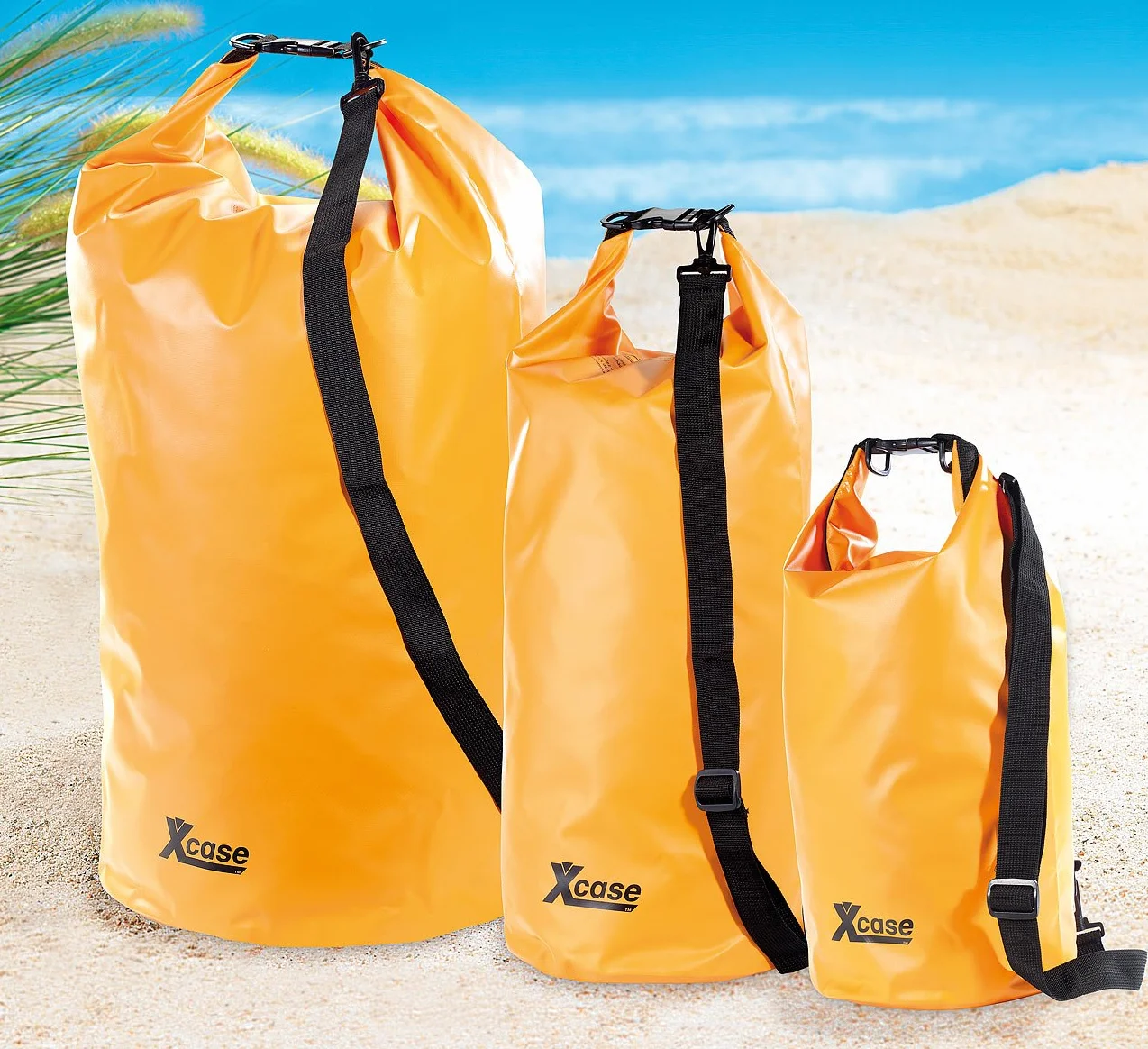 Xcase Sac polochon étanche Orange 70 L