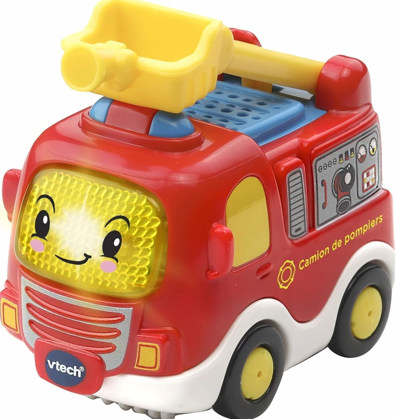VTech Tut Tut Bolides Coffret Trio Secours 3 Voitures Interactives Camion de Pompiers Tracteur Hélicoptère Jouet Musical Enfant 1-5 Ans