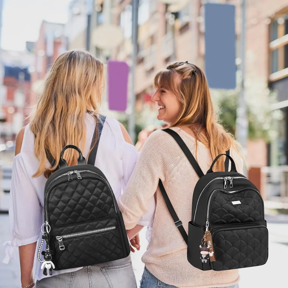 Sac à Dos Femme Antivol Voyage Nylon Léger Mini