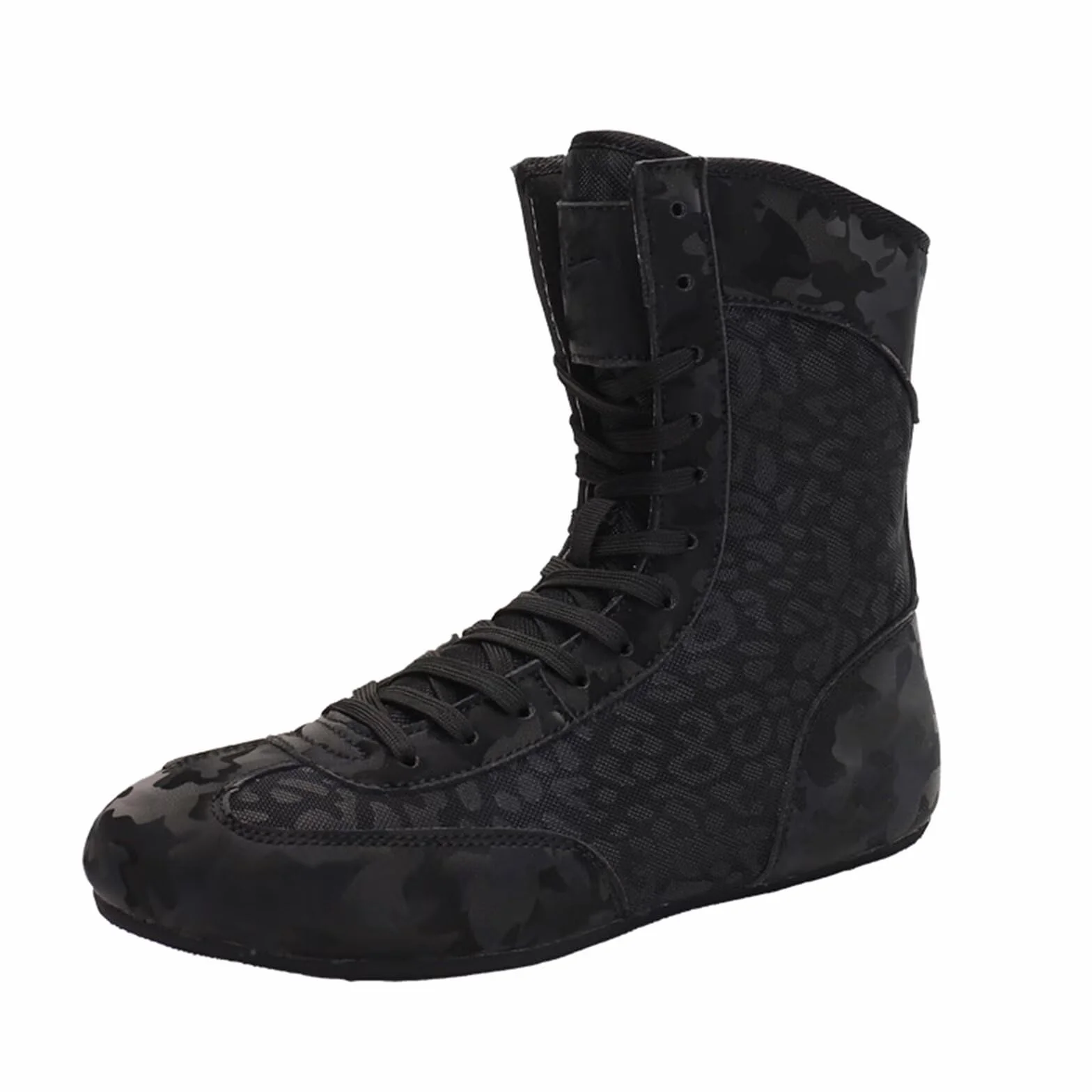 Chaussures de Boxe et de Lutte pour Enfants - Baskets Fitness Montantes Antidérapantes