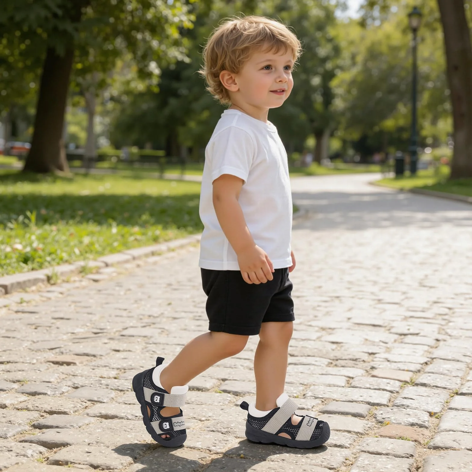Chaussure Bébé Garçon Fille Ete Sandales Premiers Pas Semelle Souple Antidérapant