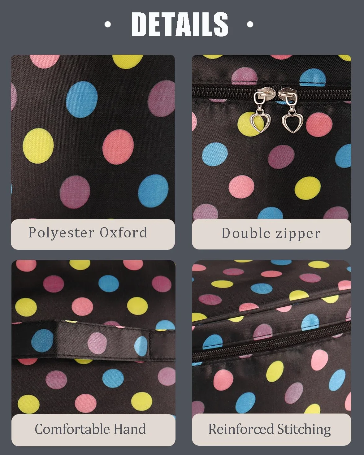 Grande Trousse de Maquillage de Voyage avec Support pour pinceaux Noir L