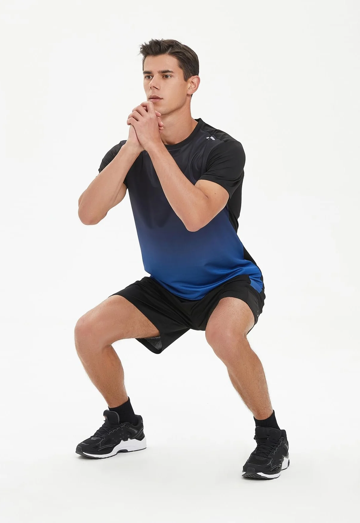 Survêtement d'été 2 pièces homme séchage rapide respirant tenue sport course à pied gym