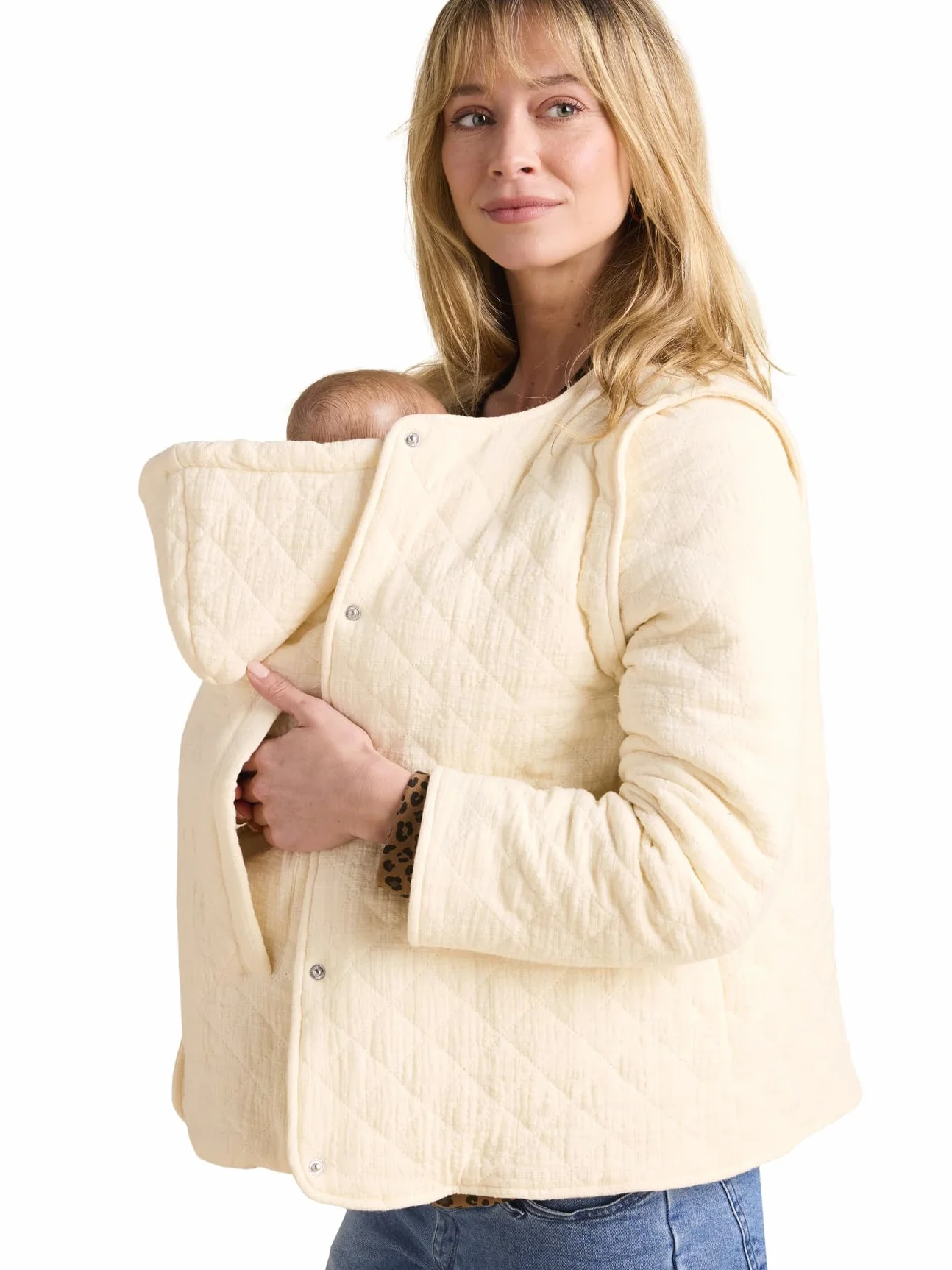 ENVIE DE FRAISE Veste matelassée évolutive Grossesse Post Grossesse Gaze de Coton
