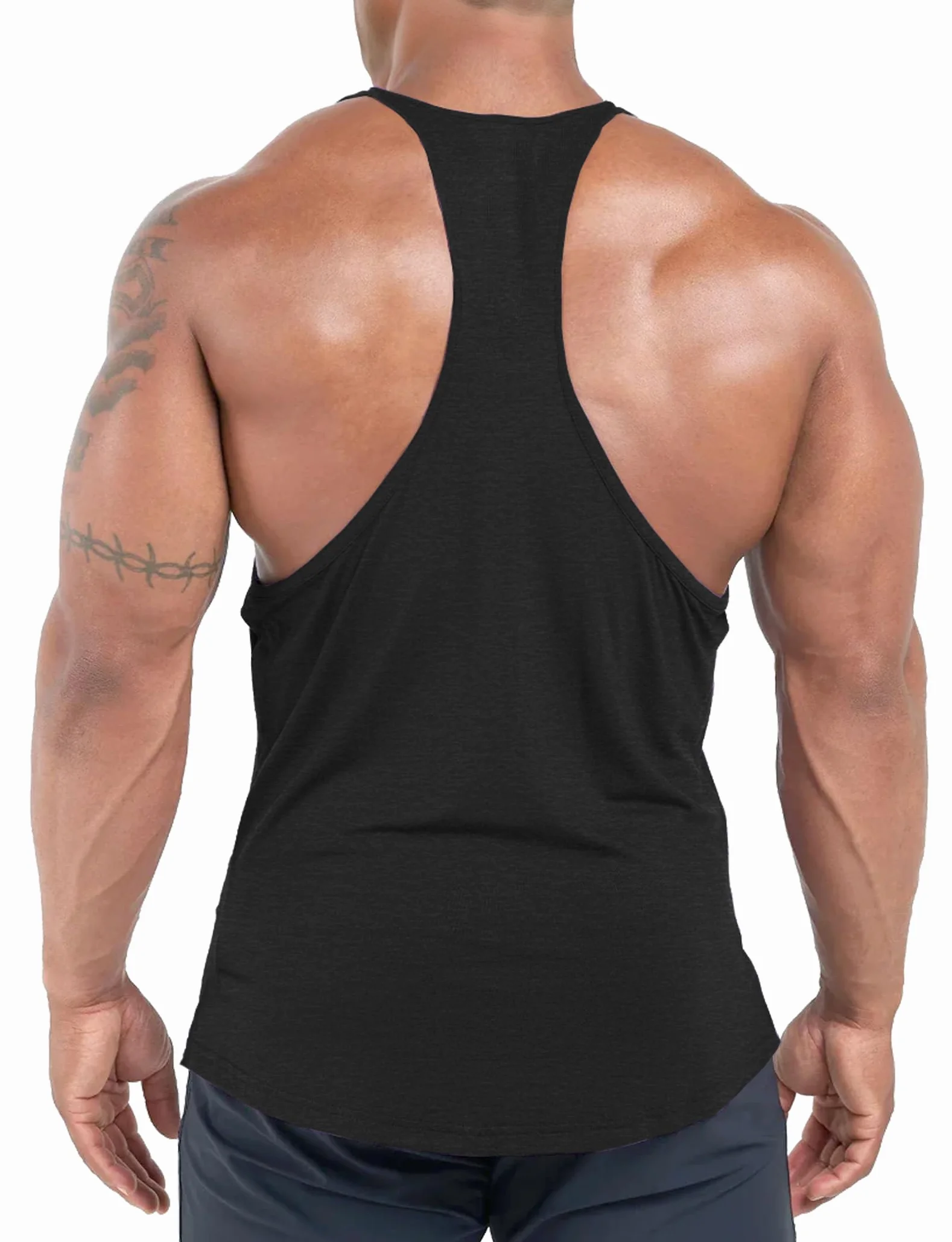 Lehmanlin Débardeur Homme Sport Gilet Entraînement Musculaire Séchage Rapide