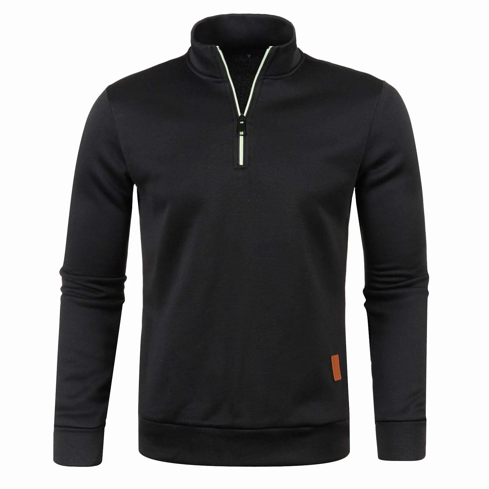 Polaire Homme 1/4 Zip Col Montant Chaud Sweat de Travail