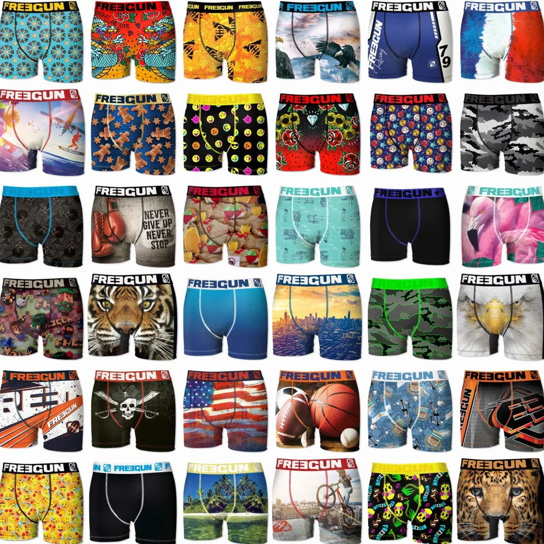 Freegun Pack Surprise Boxer Homme Lot de 5