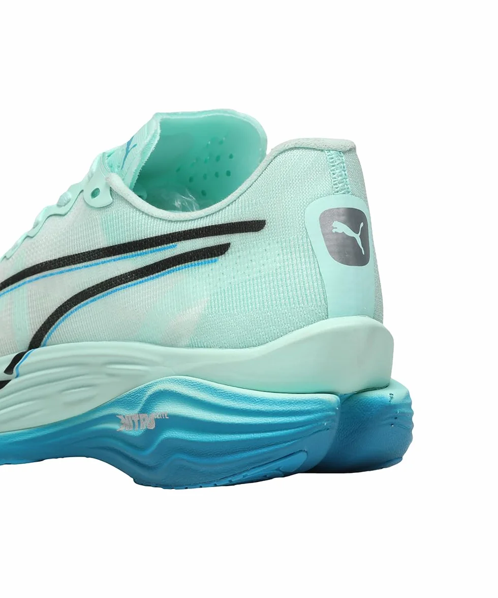 Puma Deviate Nitro Elite 3 Chaussure De Compétition Chaussures De Running Mint Melt-Speed Blue