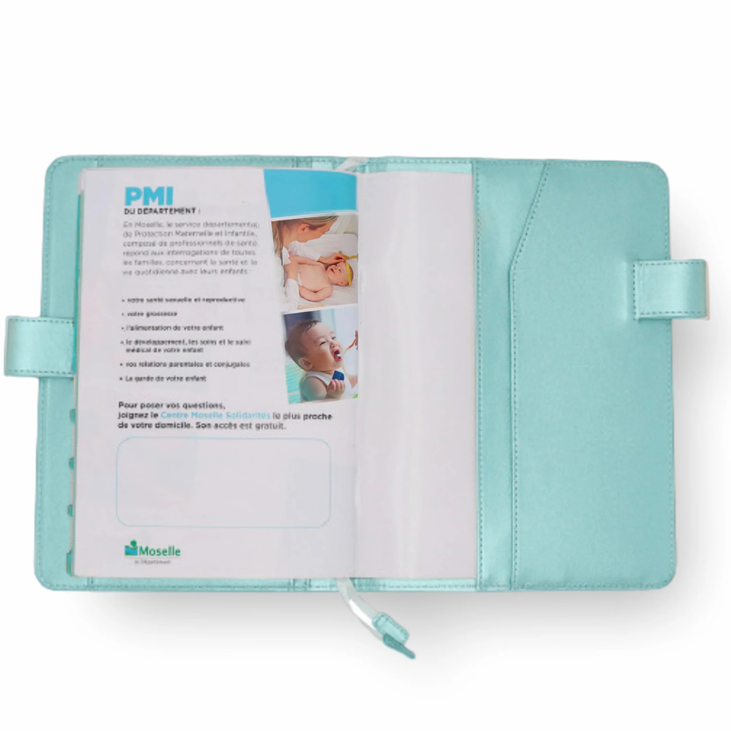 Protège Carnet De Santé Bébé Tortue Format A5 15x21 cm Rabats Ordonnances