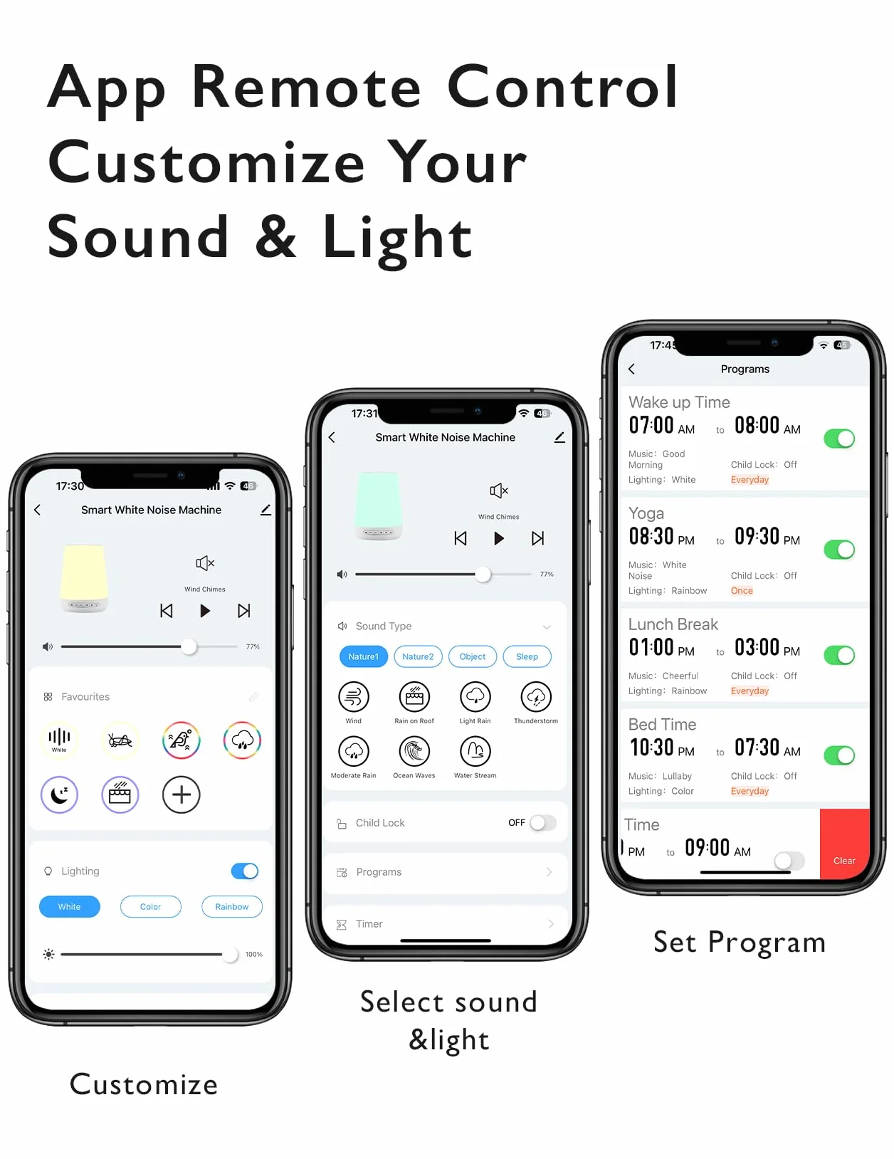 Momcozy Machine à bruit blanc avec 34 bruits apaisants, lampe pour bébé et adultes, contrôle APP