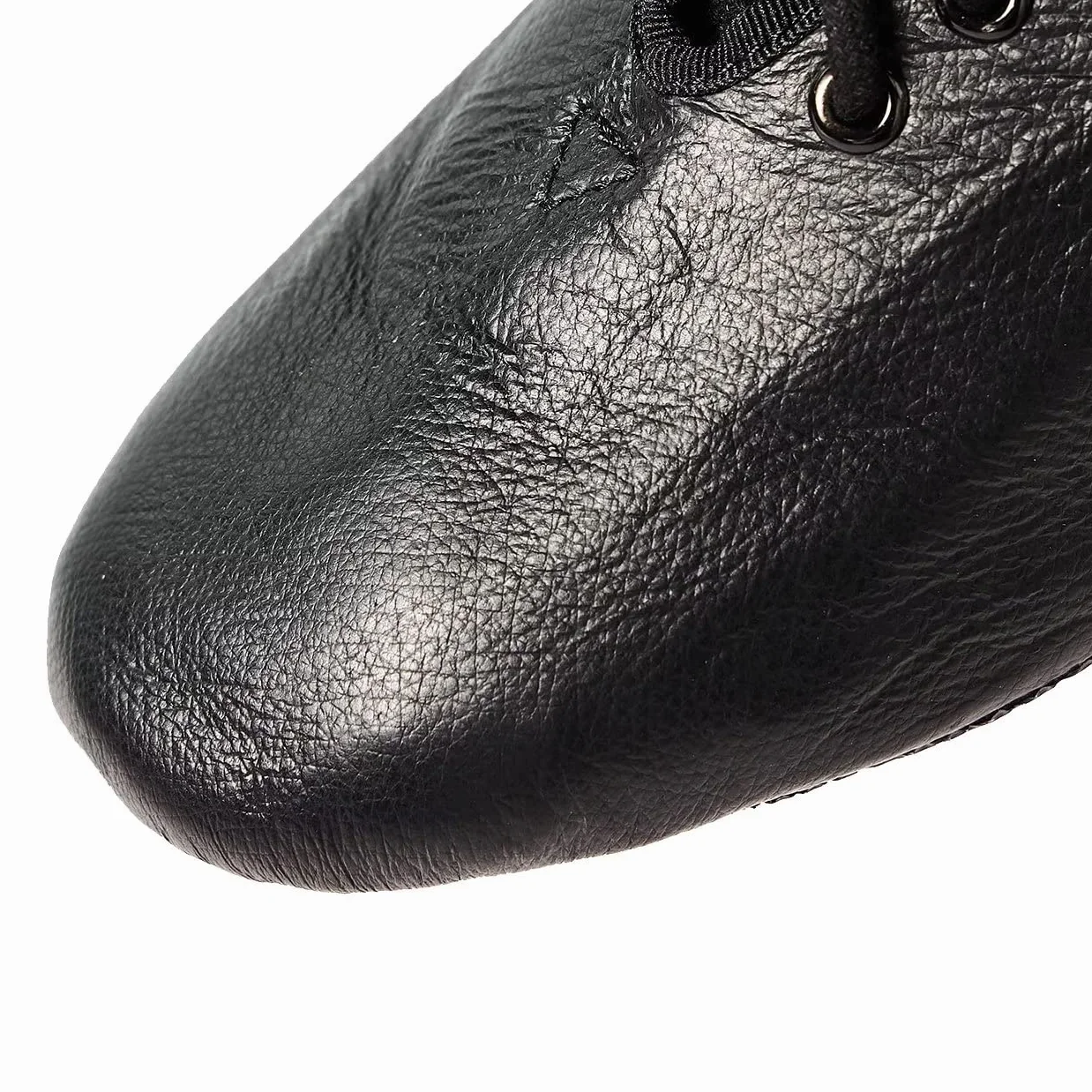 Chaussures de Jazz Cuir Véritable Semelle Fendue Enfiler Lacet