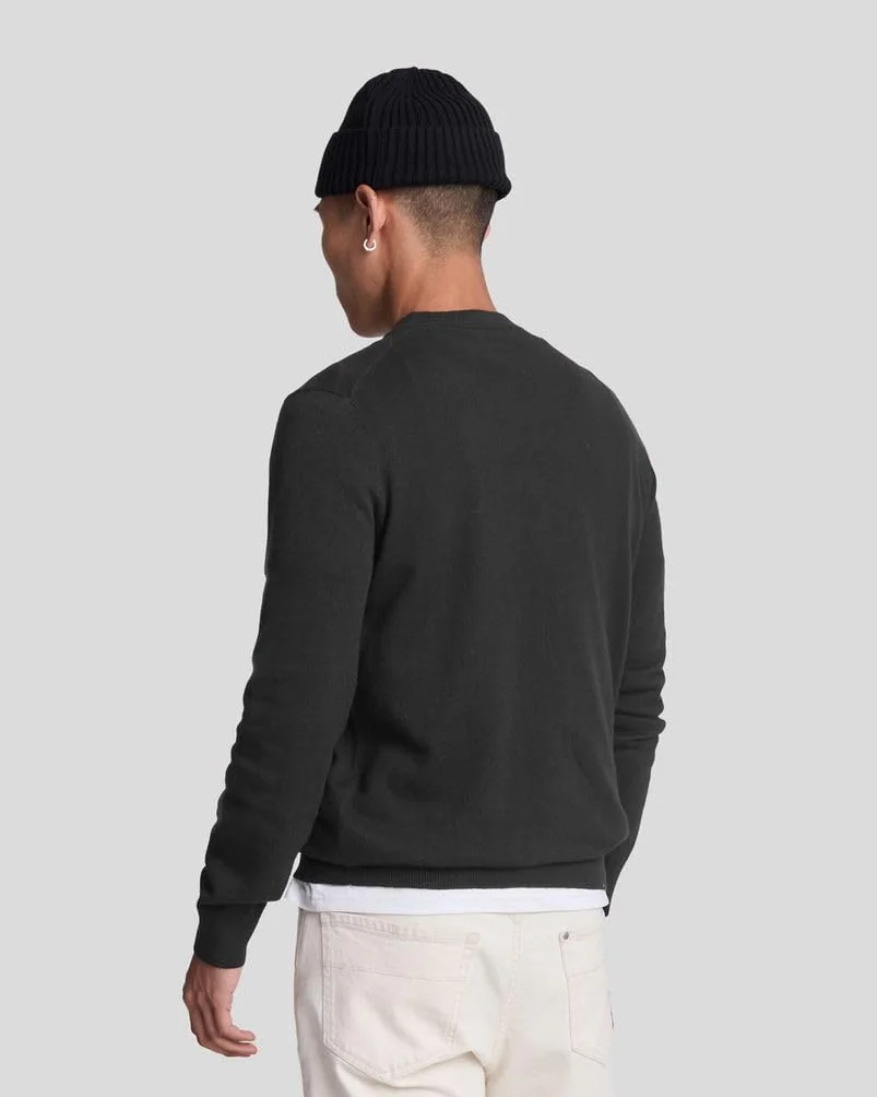 Lyle & Scott Pull de Golf en Coton mérinos col Rond pour Homme